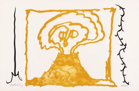 Litografia Alechinsky - Le rêve de l'ammonite 06