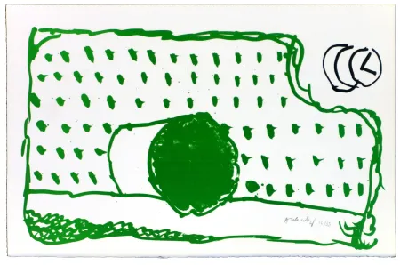 Litografia Alechinsky - Le rêve de l'ammonite 2