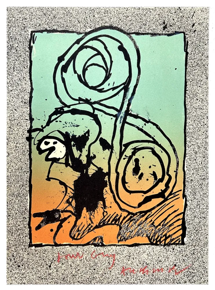 Litografia Alechinsky - Les infeuilletables