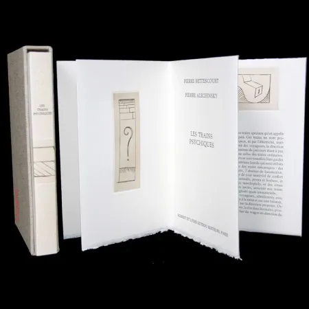 Libro Illustrato Alechinsky - Les trains psychiques