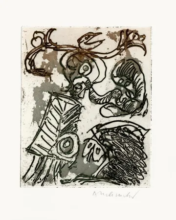 Libro Illustrato Alechinsky - L'espace d'un doute