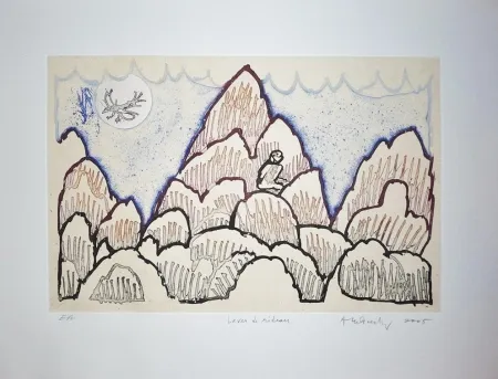 Incisione Alechinsky - Lever de rideau