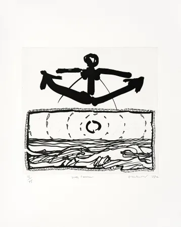 Incisione Alechinsky - Lever l'ancre