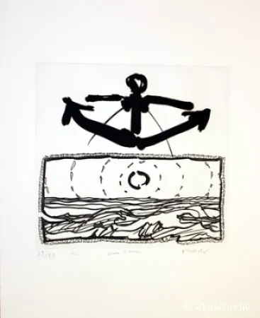 Incisione Alechinsky - Lever l'ancre