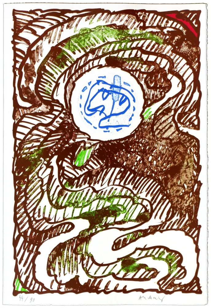 Incisione Alechinsky - L'excédante 1