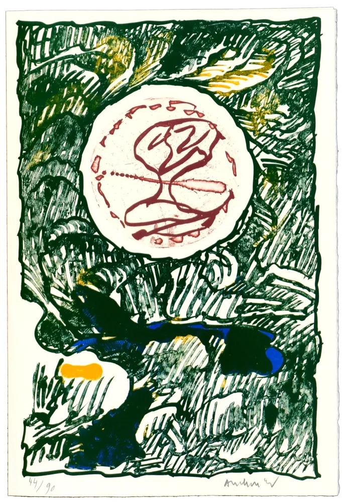 Incisione Alechinsky - L'excédante 2