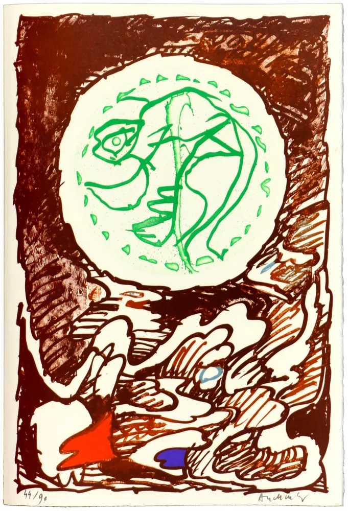 Incisione Alechinsky - L'excédante 3