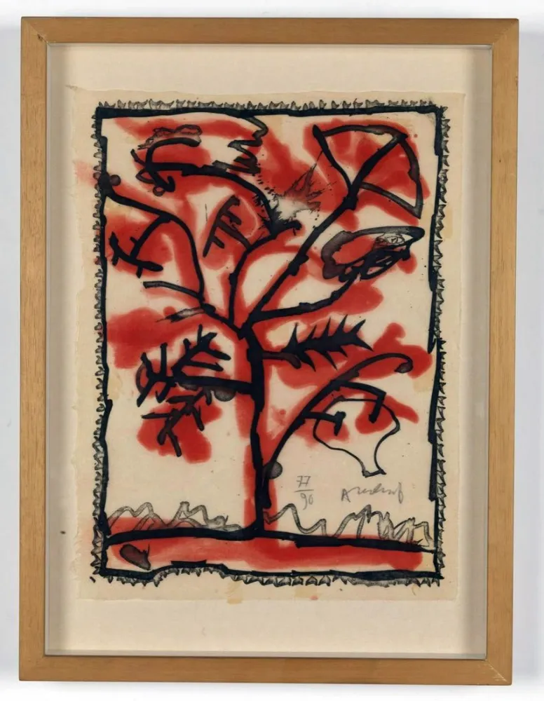 Incisione Alechinsky - Lieu dit