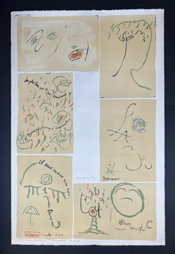 Non Tecnico Alechinsky - Litho-Mots