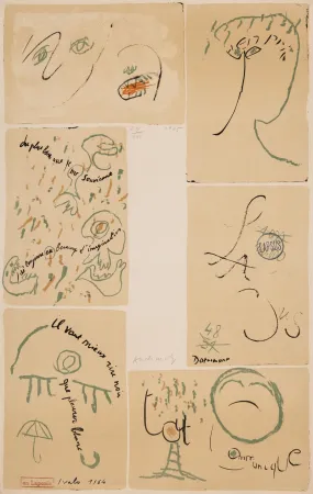 Acquaforte Alechinsky - Litho-mots