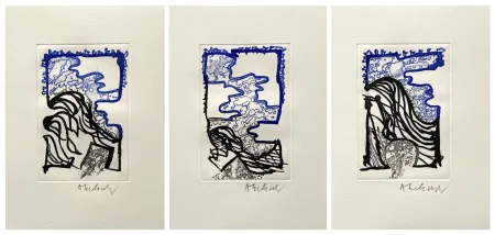 Acquaforte Alechinsky - '' L'Or Noir ''