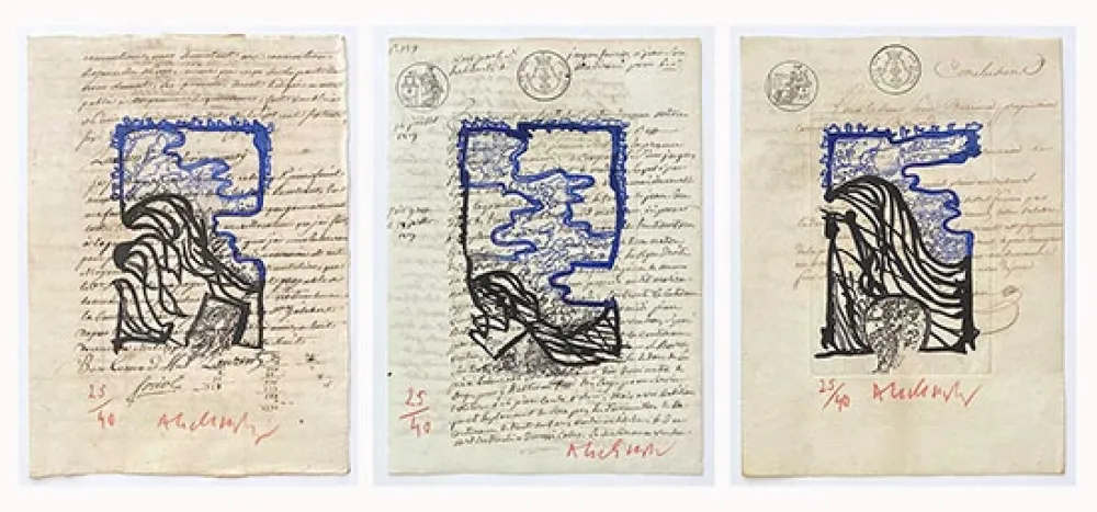 Incisione Alechinsky - L'Or Noir