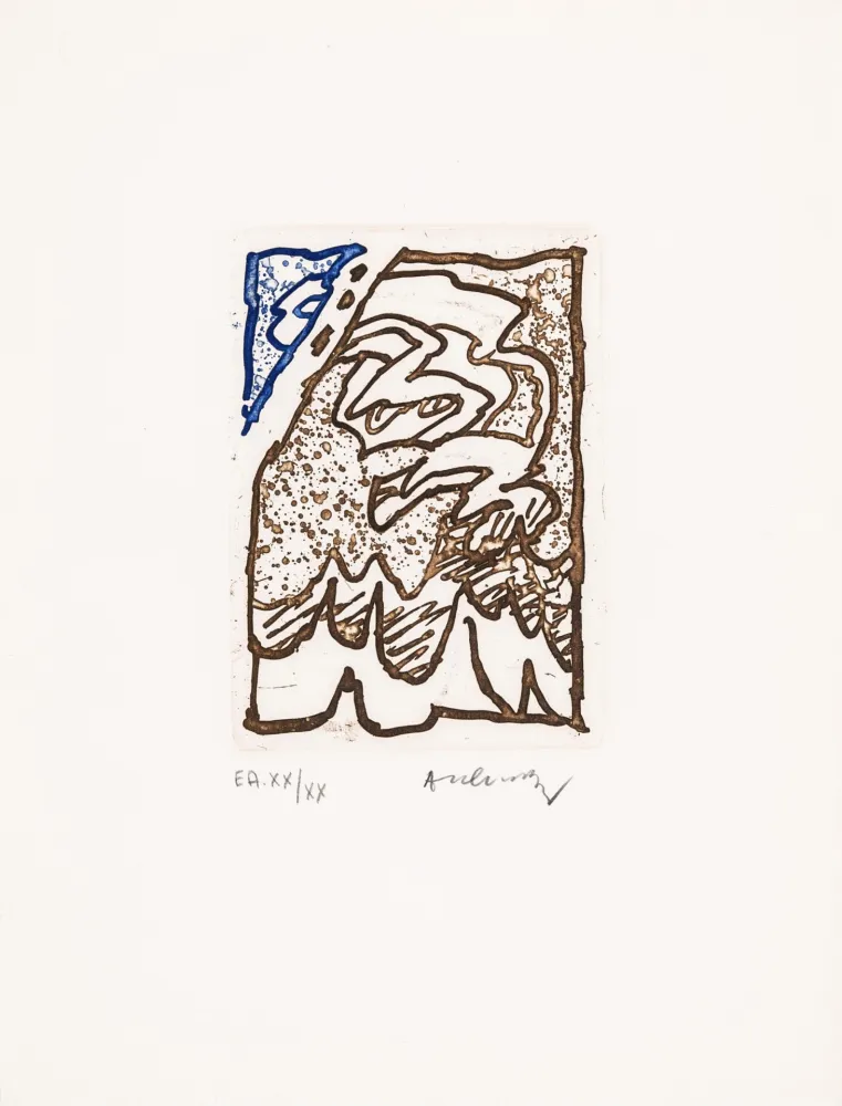 Acquaforte E Acquatinta Alechinsky - Maint corps des chambres 07