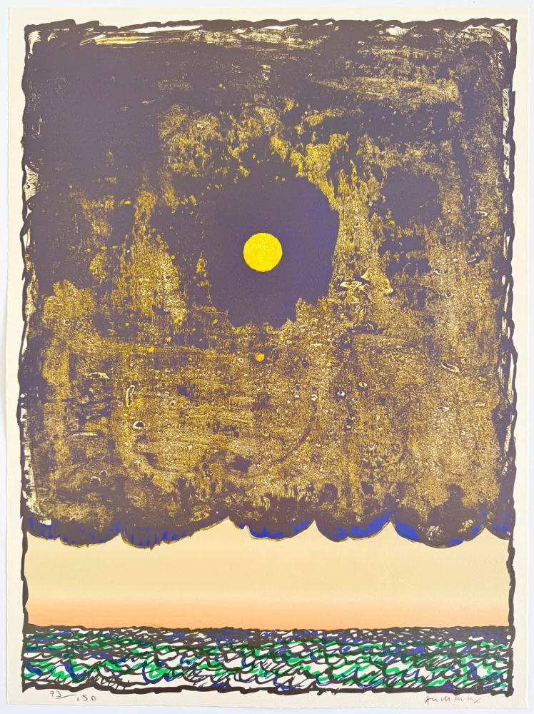 Litografia Alechinsky - Marée basse