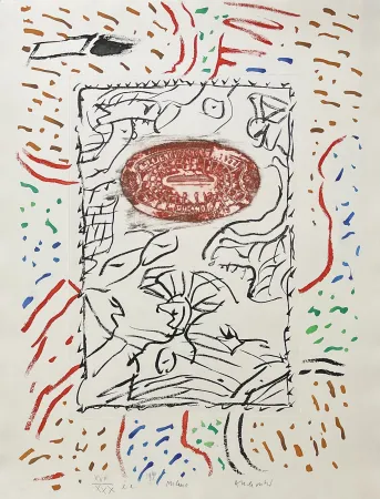 Incisione Alechinsky - Milano