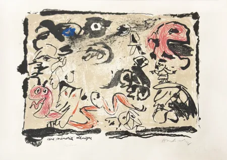 Litografia Alechinsky - Minorité etchnique