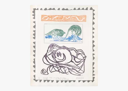 Incisione Alechinsky - Morsures VII