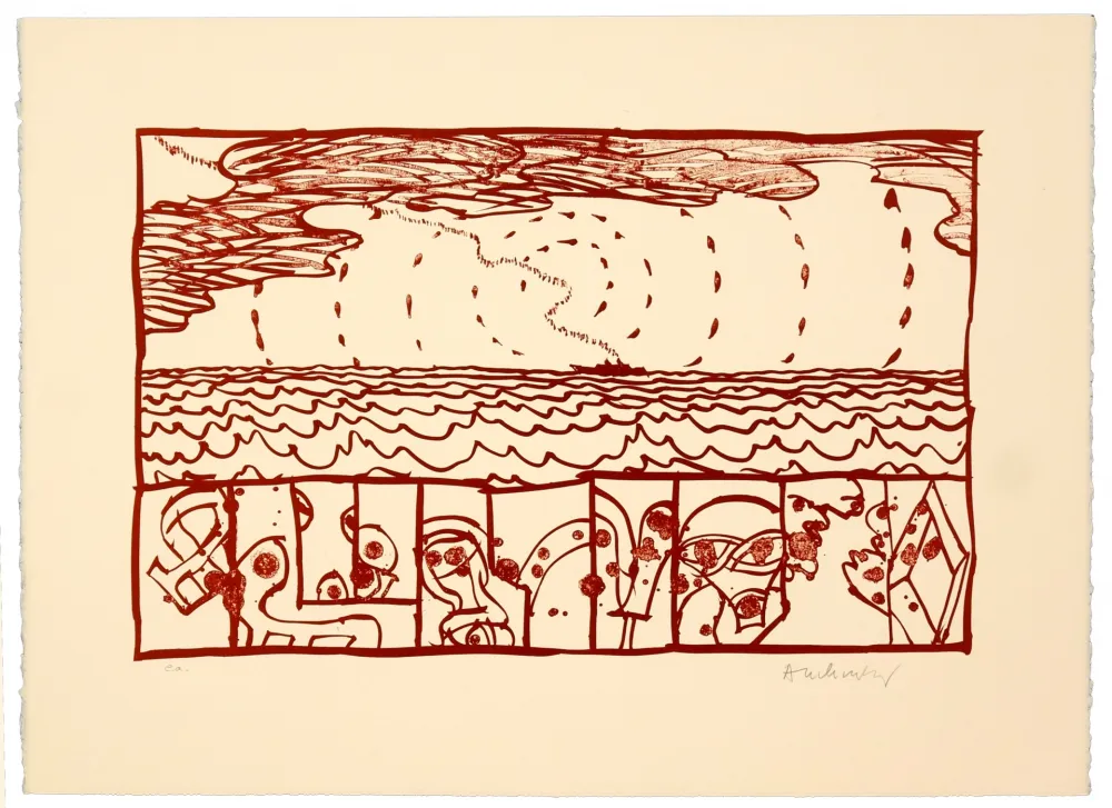 Litografia Alechinsky - Novotel I