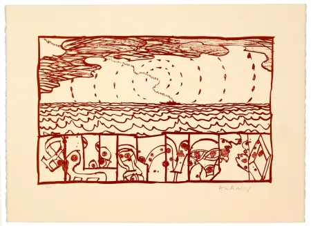 Litografia Alechinsky - Novotel I