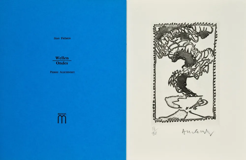 Libro Illustrato Alechinsky - Ondes