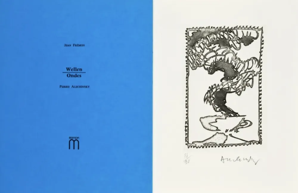 Libro Illustrato Alechinsky - Ondes