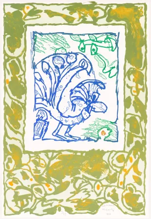 Litografia Alechinsky - Paon différencié