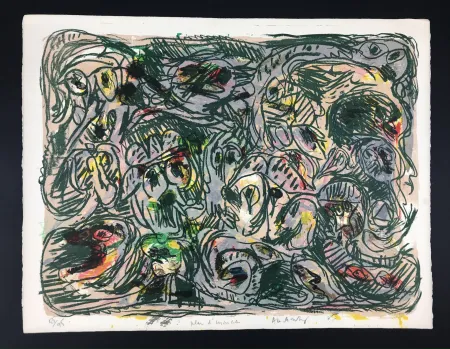 Litografia Alechinsky - Plan d'asemble