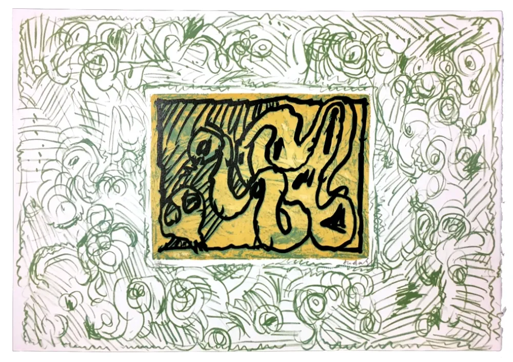 Linoincisione Alechinsky - Planche I