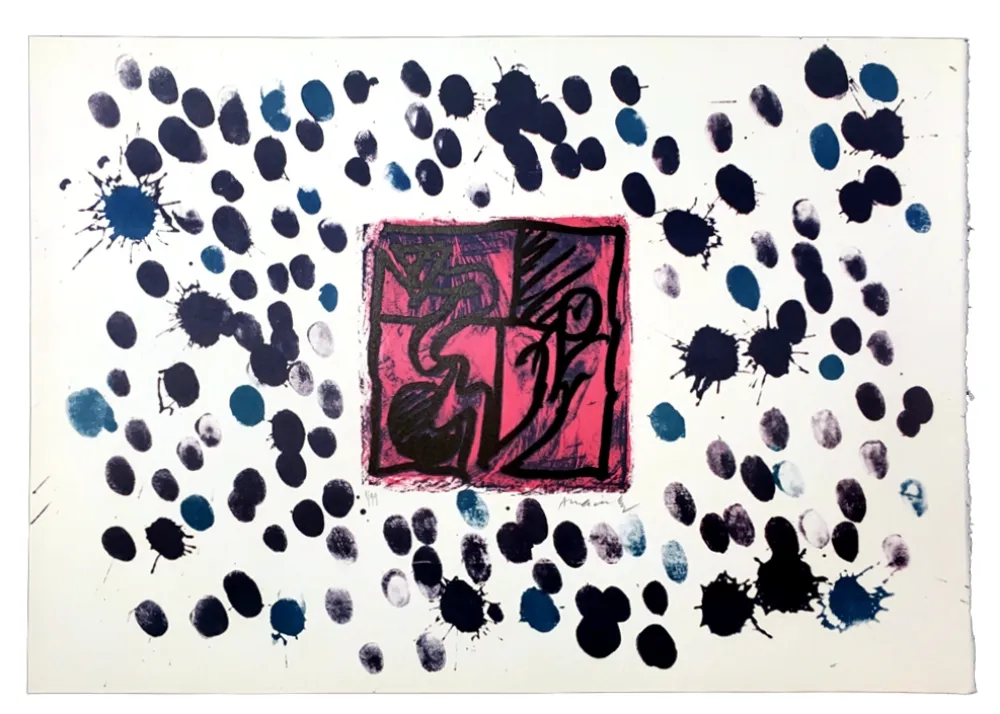 Litografia Alechinsky - Planche IV