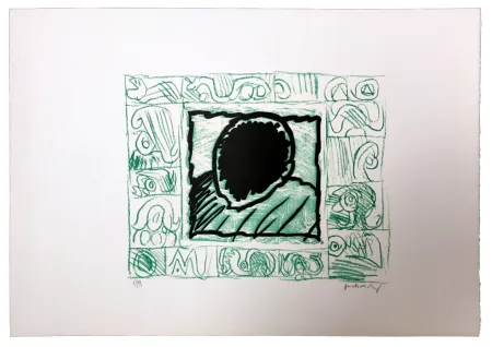 Linoincisione Alechinsky - Planche VI