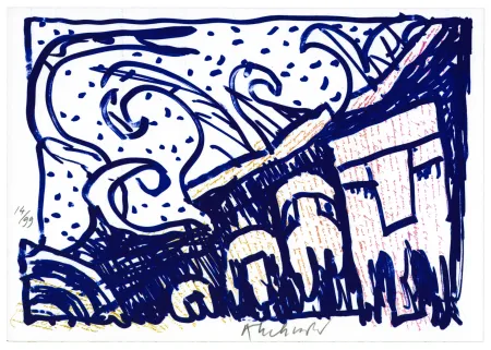 Litografia Alechinsky - Pointes et Feutres (6)