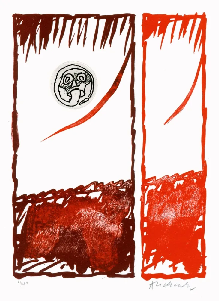 Acquaforte Alechinsky - Pour Vacillations