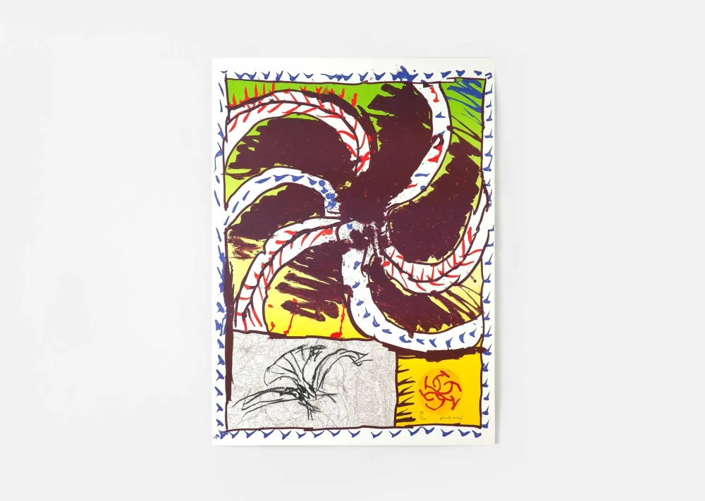 Incisione Alechinsky - Prédateur