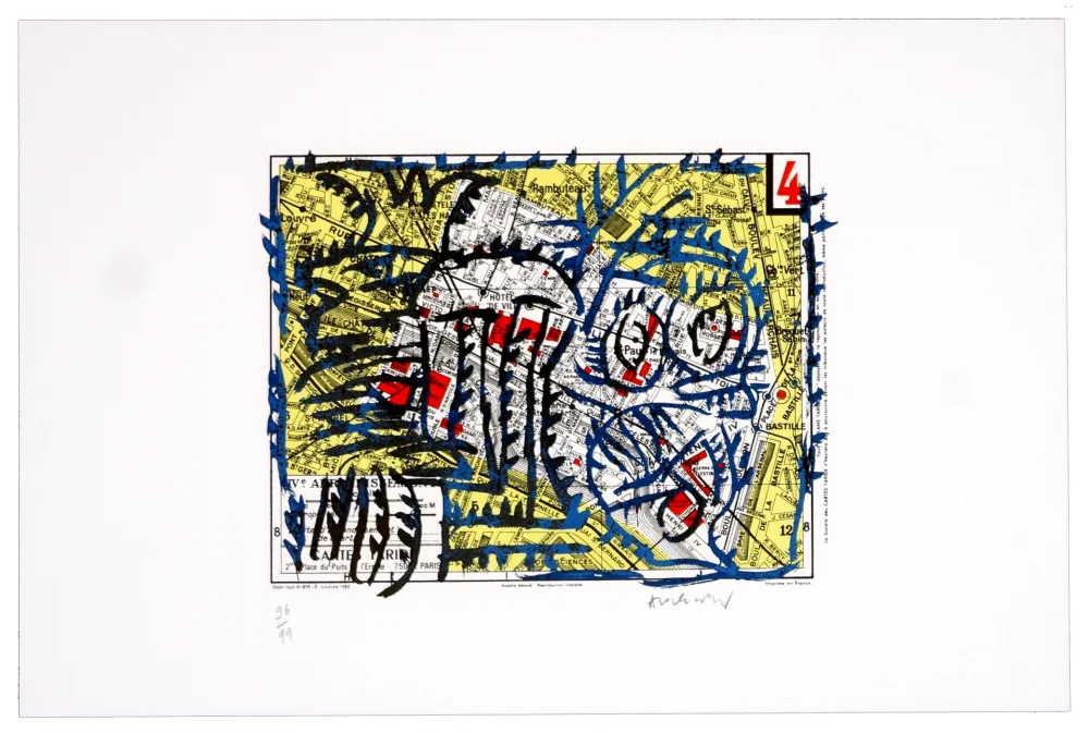 Litografia Alechinsky - Quatrième arrondissement (Paris)