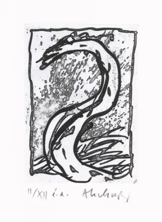 Litografia Alechinsky - Rein comme si de rien