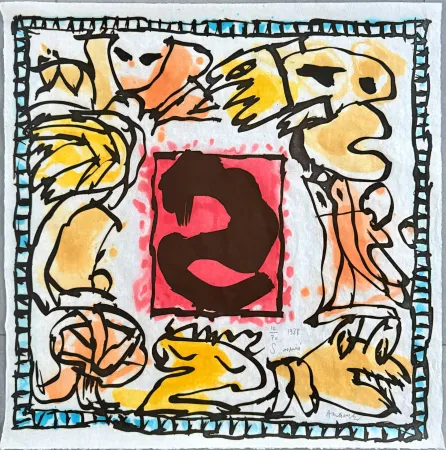 Acquatinta Alechinsky - S aspiré