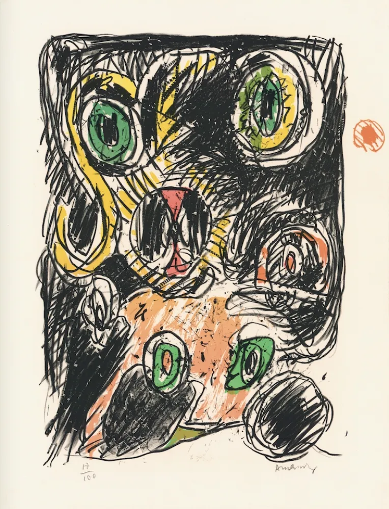 Litografia Alechinsky - Sac des lignes