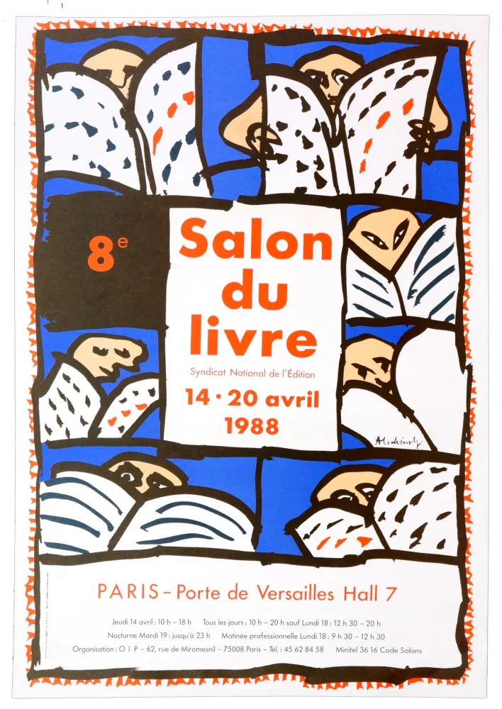 Manifesti Alechinsky - Salon du Livre