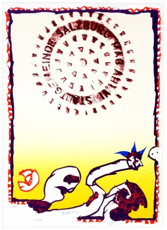 Litografia Alechinsky - SALZBURG