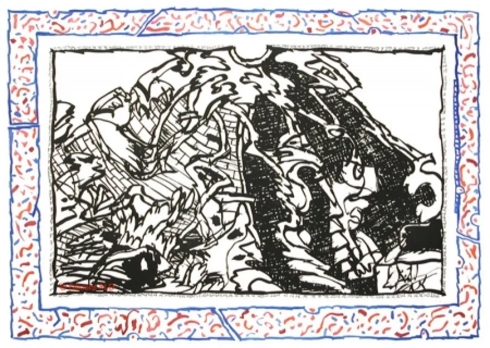 Acquaforte E Acquatinta Alechinsky - Sans l'écorce A