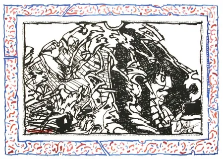 Acquaforte E Acquatinta Alechinsky - Sans l'écorce A