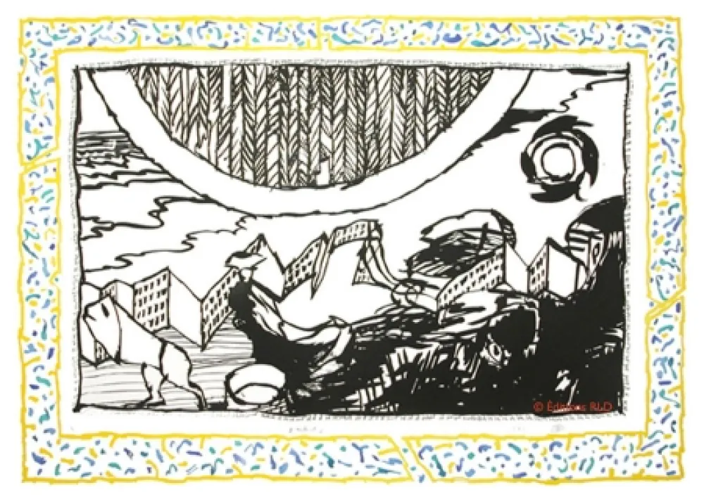 Acquaforte E Acquatinta Alechinsky - Sans l'écorce D