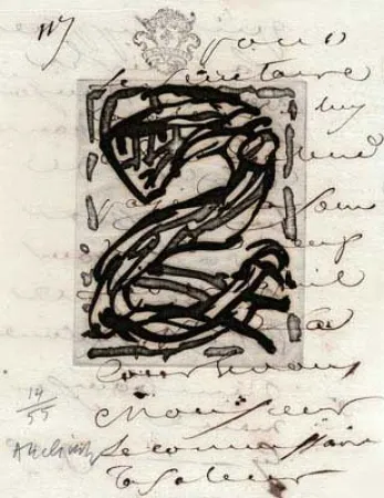 Incisione Alechinsky - Sans Nouvelles