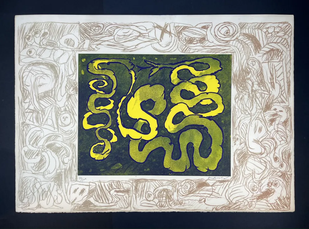 Acquaforte Alechinsky - Sans sonnette