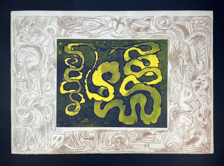 Acquaforte Alechinsky - Sans sonnette