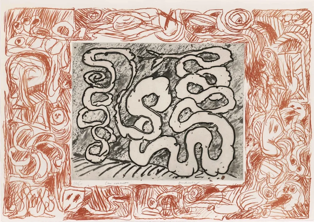 Acquatinta Alechinsky - Sans sonnette