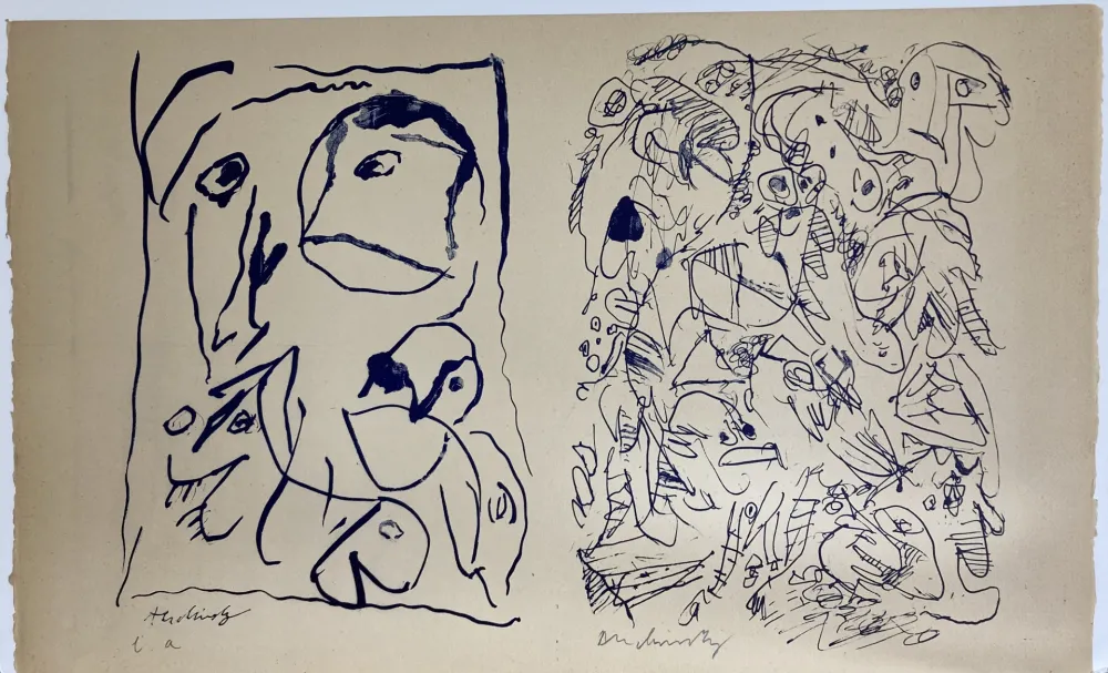 Litografia Alechinsky - Sans titre. 