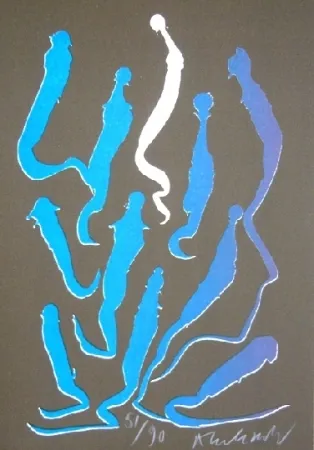 Litografia Alechinsky - Sans titre 6