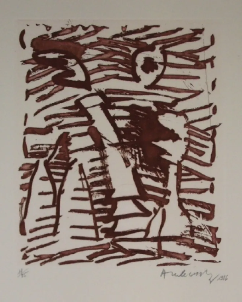 Acquaforte E Acquatinta Alechinsky - Sans titre