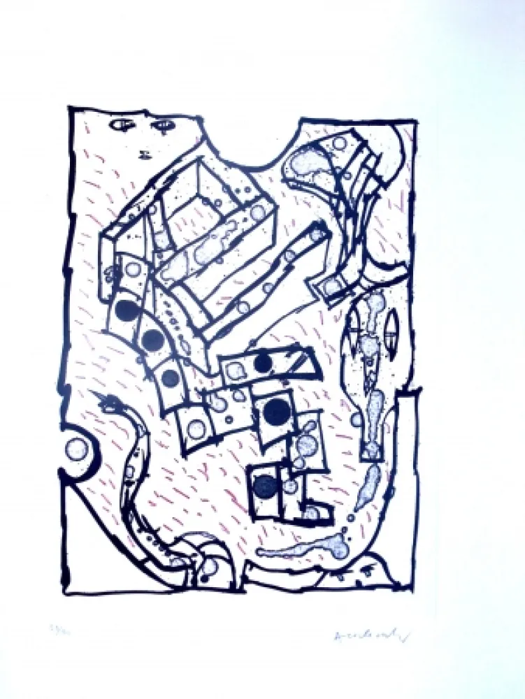 Acquaforte E Acquatinta Alechinsky - Sans Titre